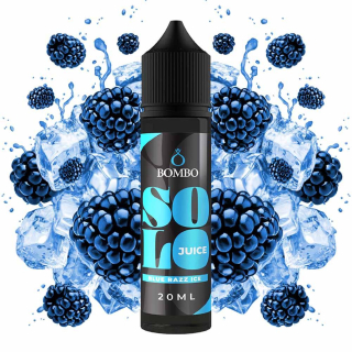 BOMBO SOLO JUICE - BLUE RAZZ ICE 15ML/60ML FLAVORSHOT