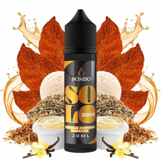 BOMBO SOLO JUICE - VANILLA CUSTARD TOBACCO 20ML/60ML FLAVORSHOT