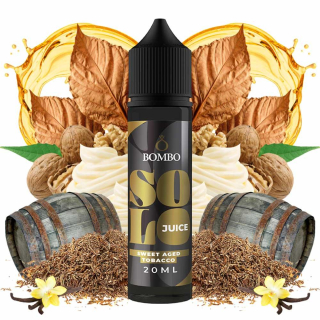 BOMBO SOLO JUICE - SWEET AGED TOBACCO 20ML/60ML FLAVORSHOT